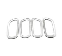 VNSMM Interno Auto Maniglia Decorazione per cornice della maniglia interna della portiera dell'auto, adatta per Honda XR-V HR-V, adatta per Vezel 2022 2023 2024 maniglia Rivestimento(Silver)