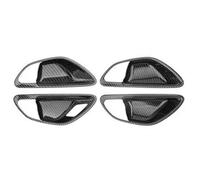 VNSMM Interno Auto Maniglia Maniglia interna della portiera dell'auto, copertura della ciotola della portiera, cornice di finitura adatta per Mercedes Classe CE W205 W213 GL(Carbon Fiber Bowl)