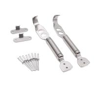 VNSMM Kit di bloccaggio Perno Cofano, Gancio per Cofano, Baule, Baule Posteriore, Universale in Acciaio Inox per Auto da Corsa Blocco di Blocco per Cofano