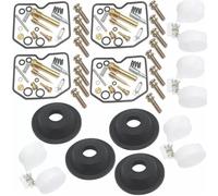 VNSMM Motoseghe Kit carburatore Adatto per Ninja 1000R ZX 1000 BZX1000A 1986-1987 ZX1000 A Kit di Riparazione carburatore a Membrana Galleggiante