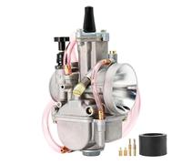 VNSMM Motoseghe Kit carburatore Adatto per Yamaha Adatto per Mikuni Koso Adatto per ATV Quad UTV Motore da Corsa PWK 21 24 26 28 30 32 34 2T 4T con Getto di Potenza(PWK-34 SizeB)