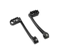 VNSMM Pedale del cambio Leve del cambio con punta e tallone, pedane del cambio adatte per Harley Touring, Road King, Street, Electra Glide, Softail, Slim, Fat Boy, FLRT(Black)