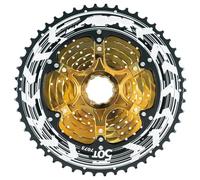 VNSMM Ruota Libera Adatto per Cassetta Leggera ZRACE Alpha 10s 11s 12s MTB Ruota Libera, Ruota Libera HG/MS/XD, 46T / 50T / 52T Cassette pignoni e Ruote libere per Bicicletta(HG Gold 12s 11-52T)