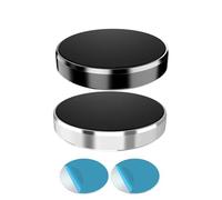 VNSMM Soporte Movil Coche Supporto Telefono Auto Supporto Magnetico per Telefono da Auto, Supporto Magnetico Universale da attaccare al cruscotto dell'auto, Parete(Silver)