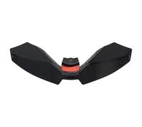 VNSMM Spoiler per Labbro Adatto per Yamaha MT-09 2024 2025, Piccole Alette, Spoiler, Ala aerodinamica, Accessori per Moto, carenatura ad Ala Fissa Spoiler Anteriore(Bright Black)