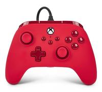 VNUUUXO PowerA Advantage Wired Controller for Xbox Series X|S - Red, Xbox Controller with Detachable 10ft USB-C Cable, Mappable Buttons, Trigger Locks and Rumble Motors, Officially Licensed for Xbox
