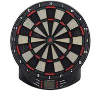 VNVFJKLO Disco per Freccette, Bersaglio elettronico for Freccette, Set di bersagli elettronici for, Display LCD Automatico for Il punteggio, Piastra for con 6 Pezzi Morbidi