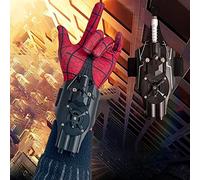 VNVFJKLO Lanciatore ragno, Elettrico 9,8 ft Real Rope Spider String Shooter Gadget fantastici, Giochi di ruolo supereroi Fantastici giocattoli divertenti Ottimo for i bambini(Black)