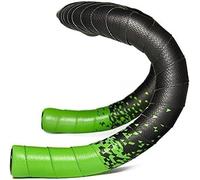 VNVFJKLO Nastro per manubrio da bicicletta, Accessori for ciclismo con impugnatura for bici da strada Nastro for barra perforato avvolgente for cinturino for ingranaggi(Green Fade)