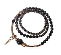 VNwizribc Braccialetti con perline in stile cinese di ossidiana | Multicolor 15-18 iarde for coppie di uomini e donne retrò: stile cinese