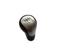 VNXWHKGN pomello del cambio Per FIESTA MK6 2002-2008 CONNECT FUSION MT Leva Del Cambio Auto 5 6 Velocità Nera Argento Testa Della Leva(6SPEED SILVER)