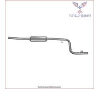 VO.10.06 Silenziatore centrale Imasaf per VOLVO 340-360