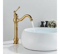 VOAAJKBFB Rubinetti for Bagno in Rame Antico for lavabo Ottone Bronzo lucidato a Olio Rubinetto Nero for Doccia a Mano for Acqua Calda Fredda Mxier(SLT001G)