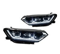 VOALVT Faro Proiettore Anteriore Per VW Per Passat B8 2016-2019 Luci Per Auto Proiettore Fari A LED Lente Magotan Fari DRL Angel Eye Accessori