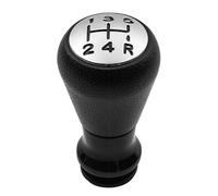 VOALVT Marce Pomello Cambio Per Peugeot 206 406 Manuale 5 Marce Pomello Del Cambio Leva Cuffia Copri Accessori Per Auto(Chrome gear knob)