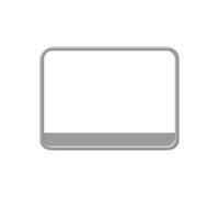 VOALVT Protettiva Navigazione Per Tesla Per Model 3 Y Protezione Per Schermo Di Controllo Centrale, Telaio Navigazione Custodia Protettiva Silicone Interni Auto(Gray)