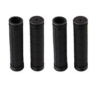 VOANZO 2 Paia Copri Manubrio Bicicletta Antiscivolo, Copri Manubrio Antivibrazione in Gomma per Copri Manubrio Bicicletta BMX MTB Mountain Bike (Nero)