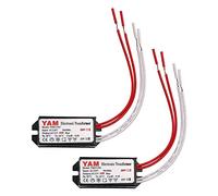 VOANZO 2 x Driver LED dimmerabile Alimentatore LED 12V 220V a 12V Lampadina a filamento alogena Trasformatore Lampadina al Quarzo 20W