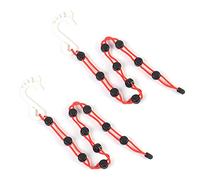 VOANZO 2PCS calzini organizzatore calzini morsetti per lavatrice e asciugatrice supporto calzino per lavaggio asciugatura e finitura di calzini -rosso