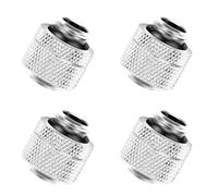 VOANZO 4 connettori per Raffreddamento ad Acqua per PC con Filettatura G1/4, ugello per Raffreddamento ad Acqua per PC, Raccordo a Compressione