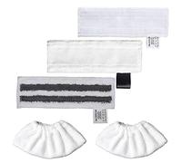 VOANZO 4 Pezzi Cuscinetti per Scopa a Vapore Copri Tampone per Pulizia Compatibile con Pulitore a Vapore Karcher Easyfix SC1 SC2 SC3 SC4 SC5