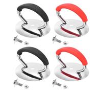 VOANZO 4 Pezzi Manopole di Ricambio per Coperchio di pentola Universale, Maniglie di Tenuta per Coperchio di pentola in Acciaio Inossidabile Resistente al Calore per Coperchio di pentole da Cucina