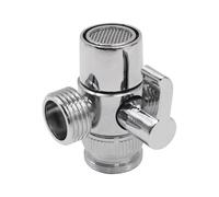 VOANZO Adattatore deviatore Doccia a 3 Vie per Rubinetto del Bagno Interruttore valvola deviatrice per Rubinetto Bagno Cucina - M22 M24