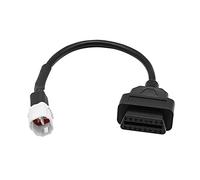 VOANZO Adattatore per Lettore di Codici di Errore OBD2 a 4 Pin Compatibile con motociclette Yamaha - Connettore diagnostico per Modelli selezionati con Porta a 4 Pin - Non per Spine a 6 Pin o Rotonde
