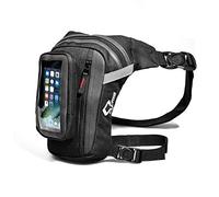 VOANZO Borsa da Moto con Tracolla per Moto Borsa a Tracolla per Cellulare a sgancio rapido Daypack per Uomo Alta capacità (265mmx180mmx40mm)