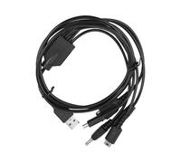 VOANZO Cavo di Ricarica per Console di Gioco 5 in 1 Compatibile con Wii U/New 3DSXL/New 3DS/NDS Lite SP/PSP 5