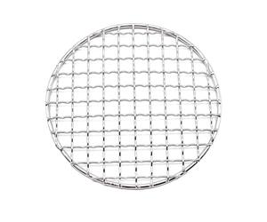 VOANZO Griglia per Barbecue Rotonda da Esterno, Resistente alle Alte Temperature, Rete per Barbecue Giapponese Coreana, Ispessita, Piastra Piana da 15 cm