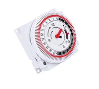 VOANZO Interruttore timer 24 ore 220 V/16 A per infissi/riscaldatori domestici/piscine/elettrodomestici