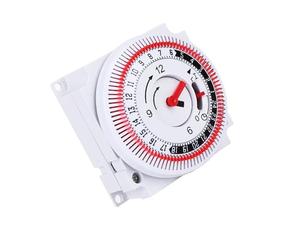 VOANZO Interruttore timer 24 ore con presa a ciclo 220 V/16 A, interruttore riscaldatore ad immersione per luci/riscaldatori domestici/piscine/elettrodomestici