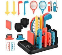VOANZO Kit di Accessori Sportivi Ultimate Switch - Pacchetto Sportivo 16 in 1 per Switch e Switch OLED - Perfetto per Feste in Famiglia e Appassionati di Giochi