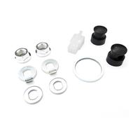 VOANZO Kit di Dadi per Motore del mozzo della Bici elettrica, Dadi di bloccaggio delle Ruote della Bicicletta elettrica, bullone dell'asse del Motore, Vite M12