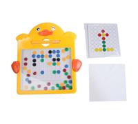 VOANZO Lavagna Magnetica, Scacchiera per Graffiti per Esterni e Interni, Gioco di Puzzle con Lavagna Magnetica a Punti per Bambini e Bambine di età Superiore ai 3 Anni (24,5x25,5x2,5 cm)