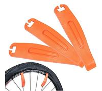 VOANZO Leve per Pneumatici per Biciclette Nylon Crowbar per Bici Gomme per Leva Strumenti di Riparazione Accessori per Levette in plastica Kit di Patch per Pneumatici 3 Pezzi (Arancione)