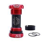 VOANZO Mountain Bike 68-73mm Movimento Centrale Filettatura Maschio Tipo BC1.37 guarnitura Cuscinetto in Ceramica ASSE Centrale Integrato
