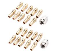 VOANZO Pinza da 22 Pezzi per Pinza di Ricambio dremel per Kit Accessori dremel Include 12 pinze (0,5 mm-3,2 mm) e 1 Dado Pinza per Strumento dremel