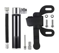 VOANZO Pompa di trazione per Biciclette ad Alta Pressione, Mini Pompa da Ciclismo Portatile Gonfiabile Bicicletta da Montagna Bicicletta Pieghevole Bicicletta (Nera)