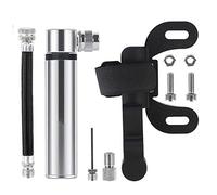 VOANZO Pompa di trazione per Biciclette ad Alta Pressione, Mini Pompa da Ciclismo Portatile Gonfiabile Bicicletta da Montagna Bicicletta Pieghevole Bicicletta (Argento)