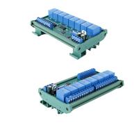 VOANZO Scheda Relè Rail Box Relè a Stato Solido 8 Ingressi 8 Uscite Modulo di Espansione PLC Forniture Industriali DIN35 24V N4D8B08-R