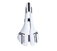 VOANZO Sella per Bicicletta Confortevole Sella in Fibra di Nylon Universale per MTB Road Bike Mountain Bike Sella per Bicicletta (Bianca)