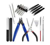 VOANZO Set di Strumenti per Puzzle in Metallo da 17 Pezzi Kit di Strumenti per Modelli in Fai-da-Te Strumenti Bordo della Linguetta Cilindro a Forma di Cono Strumenti di Assistenza alla curvatura