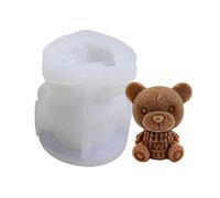 VOANZO Stampo per orso 3D, stampo per animali in Silicone, stampo per candela di sapone, cottura per torta, decorazione per Cupcake Topper