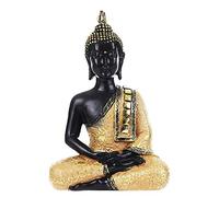 VOANZO - Statuetta a forma di Buddha thailandese, per meditazione, pace e armonia, decorazione per la casa.