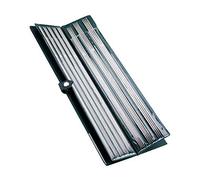 VOANZO44 Pezzi 11 Taglie 36 cm Ferri da Maglia Dritti in Acciaio Inossidabile con Set di Tessuti per Borsa Artigianato Maglione Accessori per Cucito