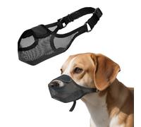 Voarge 1 pezzo museruola per cani, museruola per cani traspirante per cani di taglia grande, museruola regolabile per proteggere dal abbaiare, L