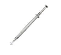 Voarge 1 pinza per piercing a sfera con diamanti e pietre preziose, strumento per catturare le sfere in acciaio inox, acciaio inox