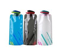 Voarge 3 borracce pieghevoli da 700 ml, bottiglia d'acqua pieghevole, flessibile, riutilizzabile, per escursioni, avventura, viaggi